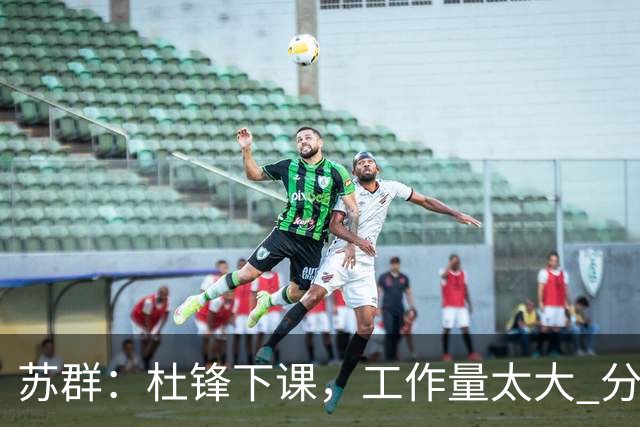 苏群：杜锋下课，工作量太大 分身乏术
